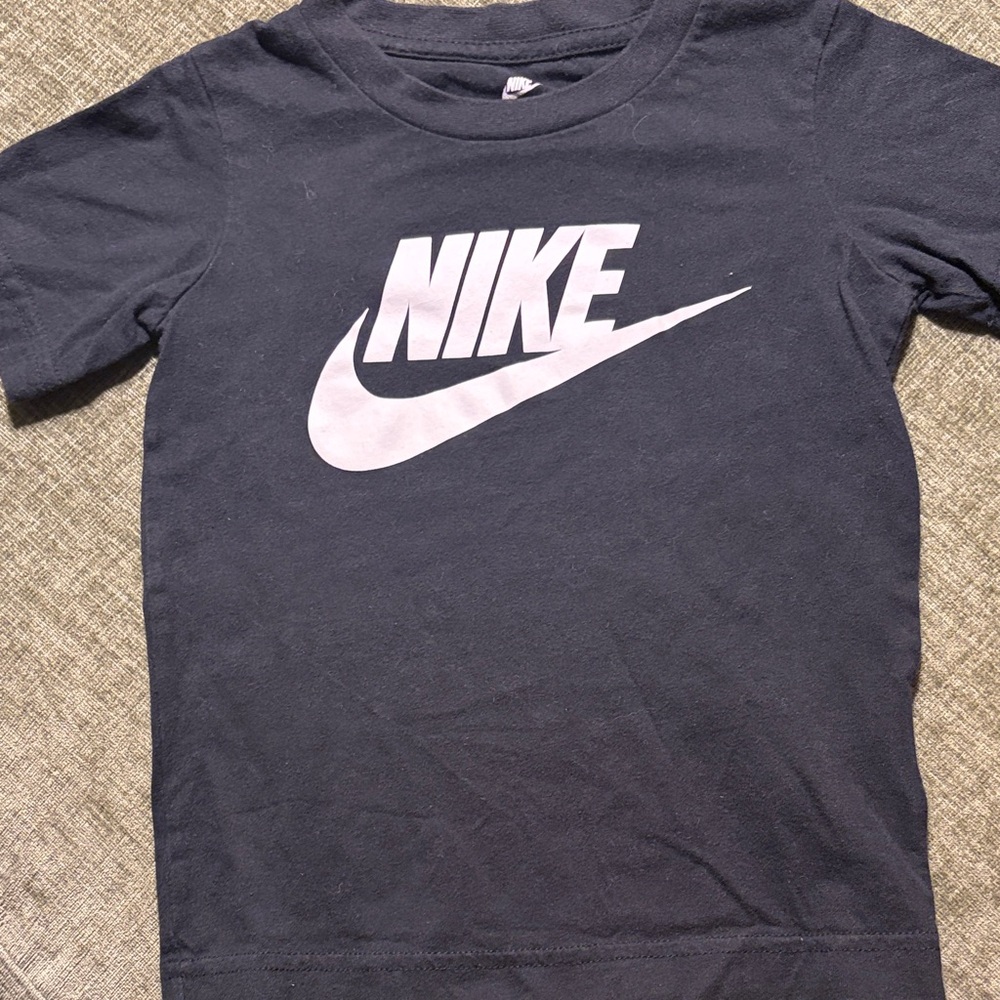 Nike Black Short Sleeve Kids Tee